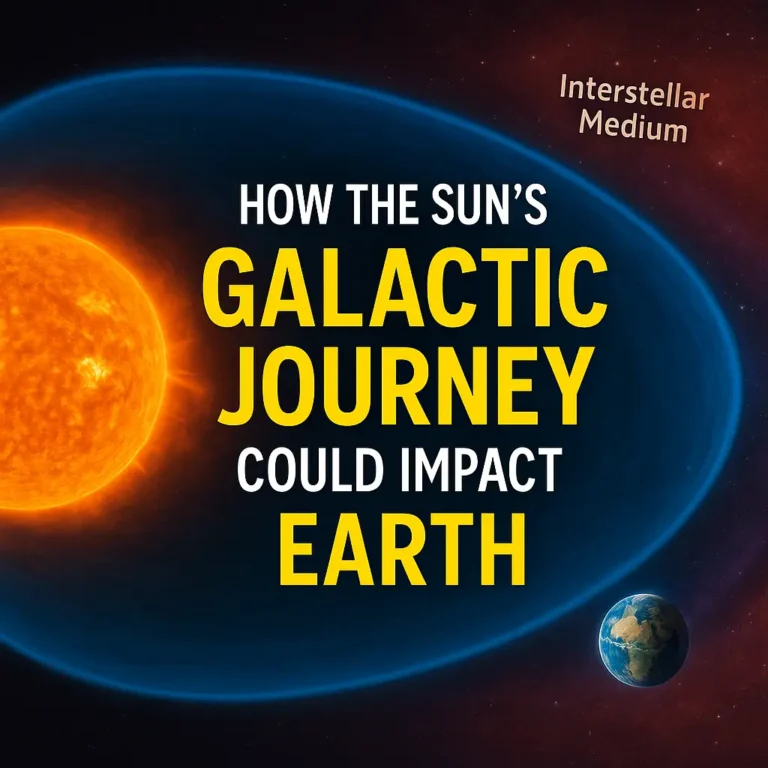 How the Sun’s Journey Through Space Could Affect Earth