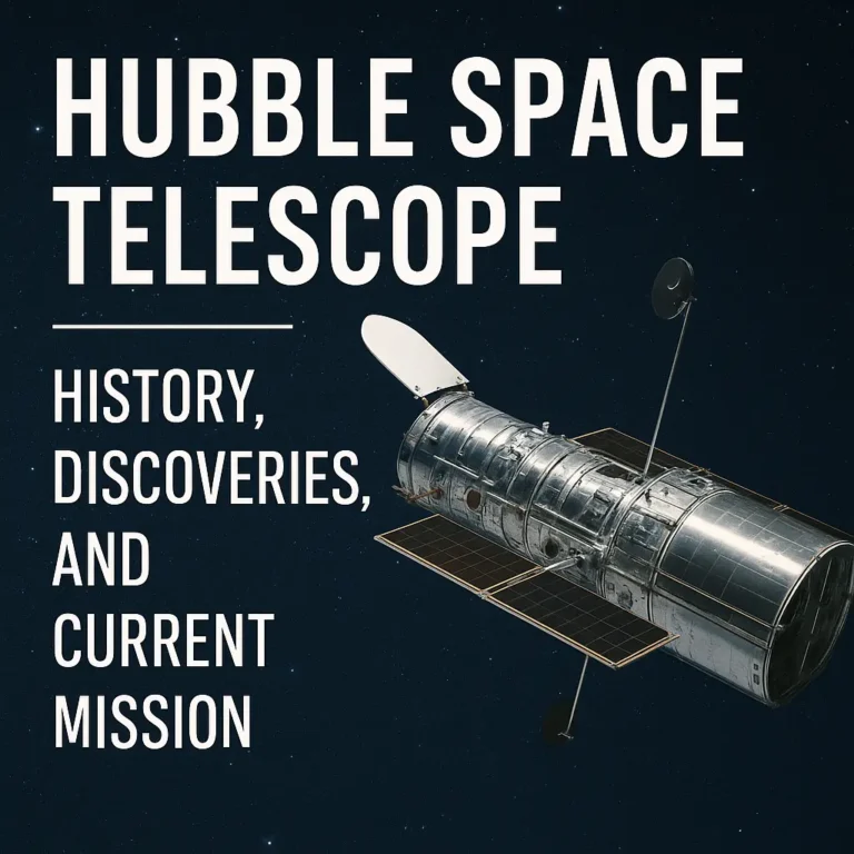 The Hubble Space Telescope: Exploring Its History, Scientific Discoveries, and Current Mission