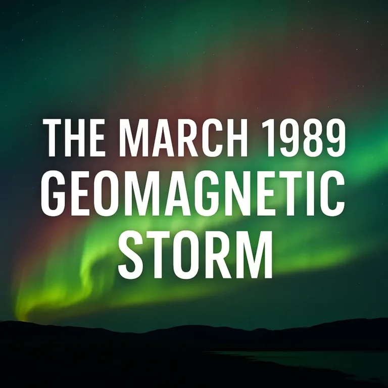 The March 1989 Geomagnetic Storm: A Wake-Up Call from Space