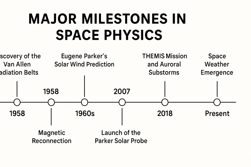 A Historical Perspective on Key Discoveries in Space Physics
