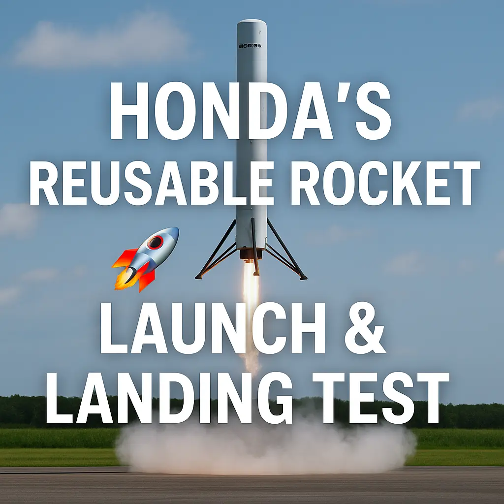 Honda Launches Rocket