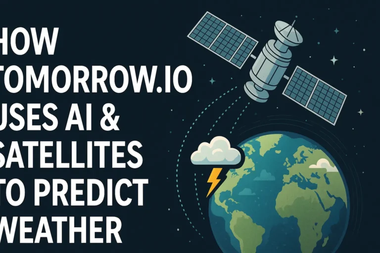 How Tomorrow.io Uses AI & Satellites to Predict Weather Better Than Anyone