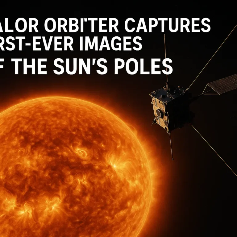 Solar Orbiter Opens New Frontier with First-Ever Views of the Sun’s Poles