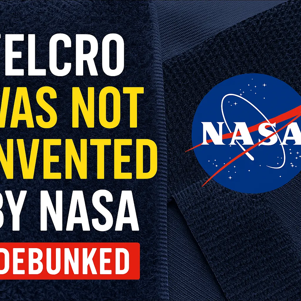 Velcro Earthbound Innovation, Not Space-Age Invention