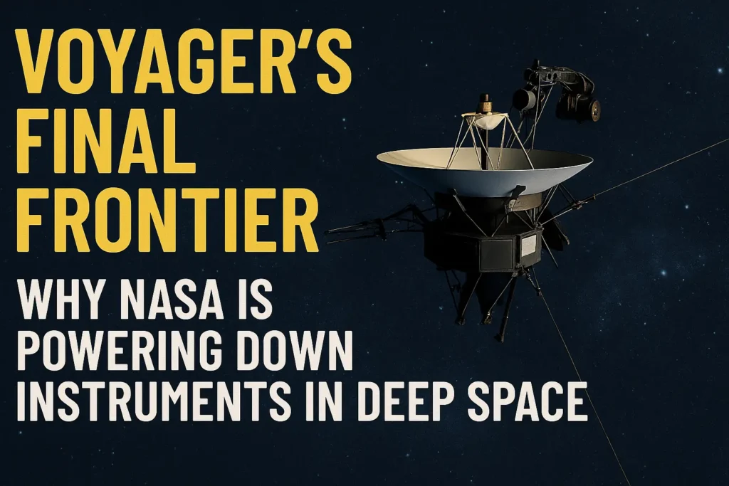 NASA to Turn Off two Instruments to prolong Voyager's life