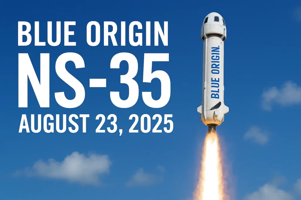 BlueOrigin SpaceInfo Club NS-35