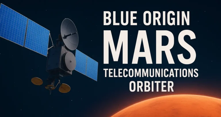 Blue Origin’s Mars Telecommunications Orbiter: Building the Internet of Mars
