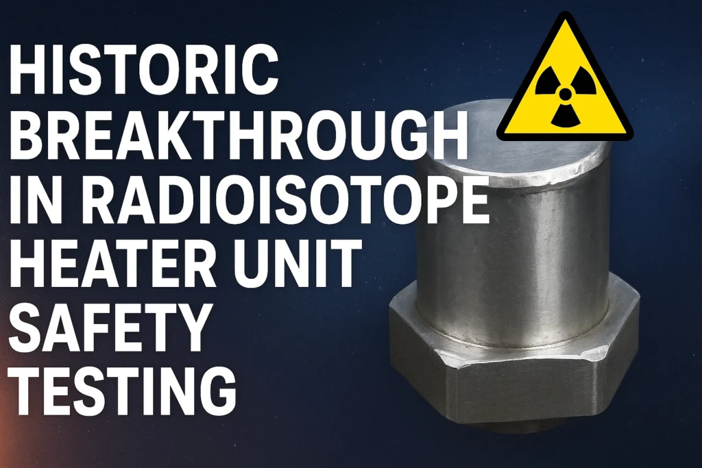 Radioisotope Power System Safety Testing