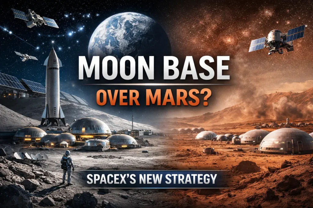 SpaceX - Moon Over Mars