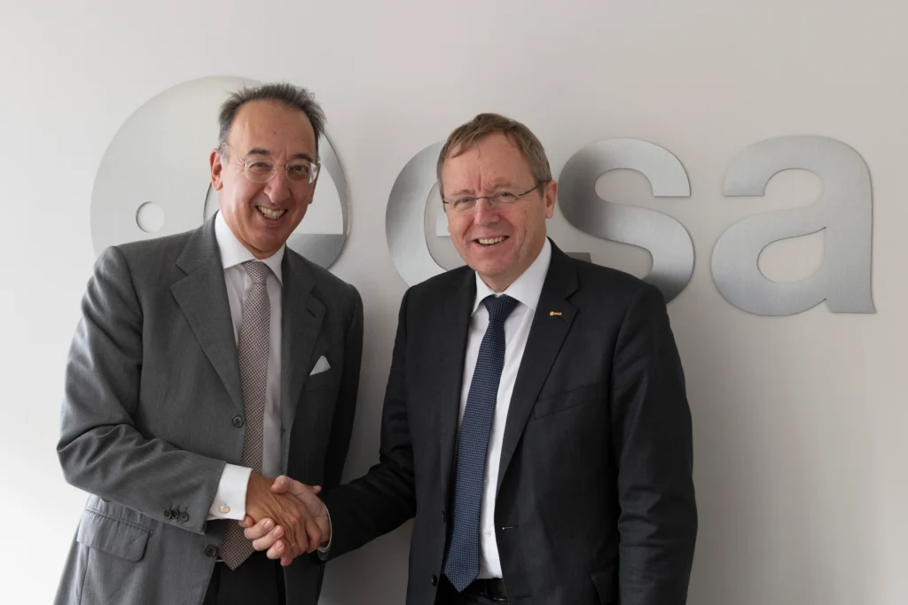 Heads of EDA and ESA - Credits: ESA / S. Corvaja