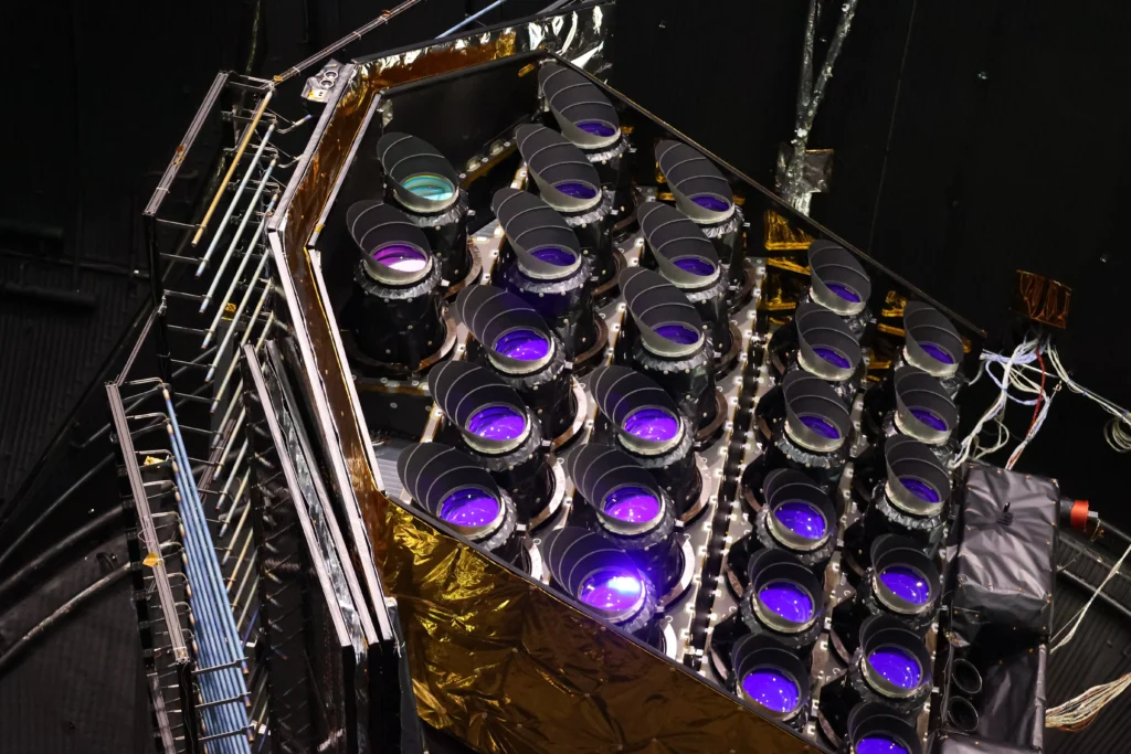 Close-up of Plato's cameras. Credits: ESA