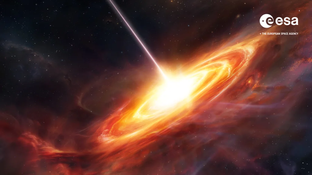 Artist's impression of a Quasar - Credits ESA